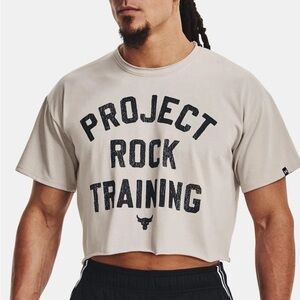 Under Armour Men's Project Rock Stay Hungry Cutoff Shirt 1377441 NWT